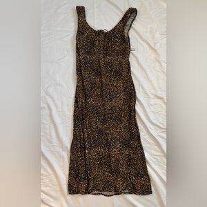 Old Navy Leopard Print Maxi Dress